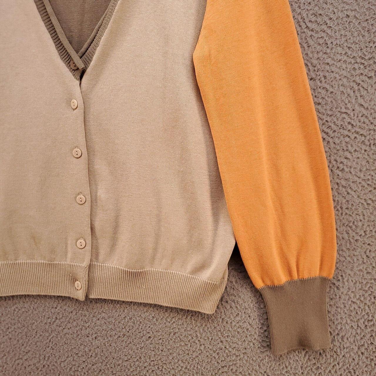 Melissa Women's Brown and Orange Cardigan (3)