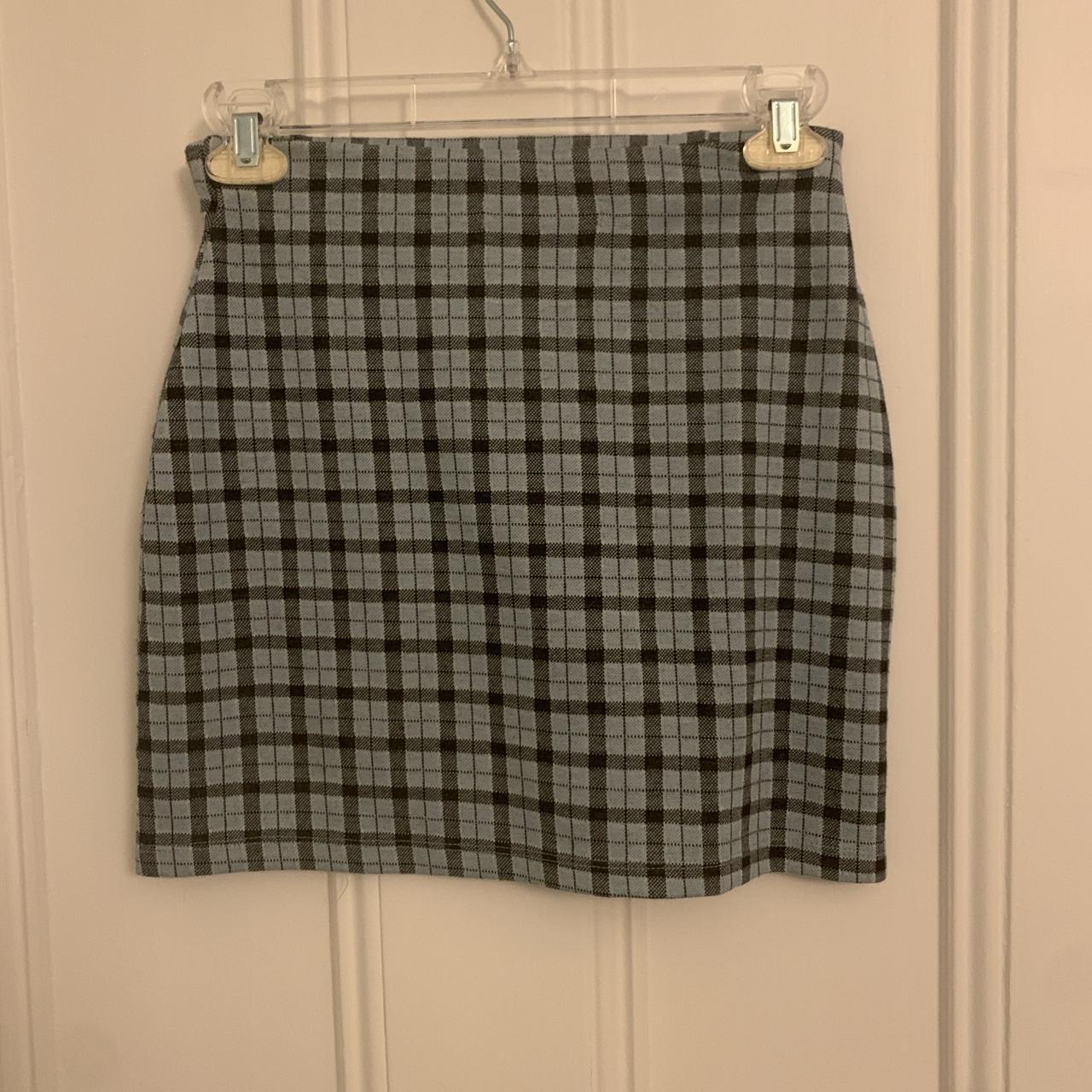 Pull&Bear Women's Blue Skirt | Depop