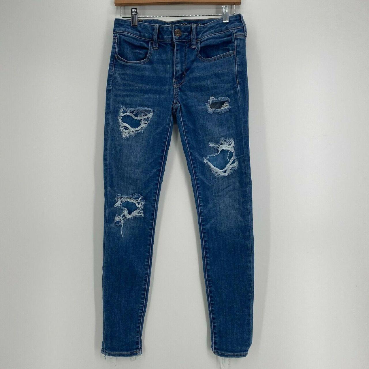 american eagle button fly jeans womens