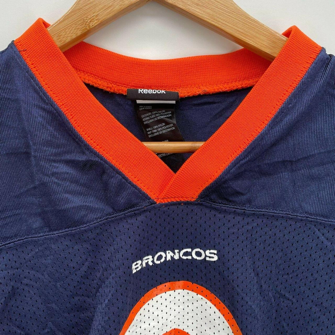 Reebok Football Jersey Youth M Blue Denver Broncos - Depop