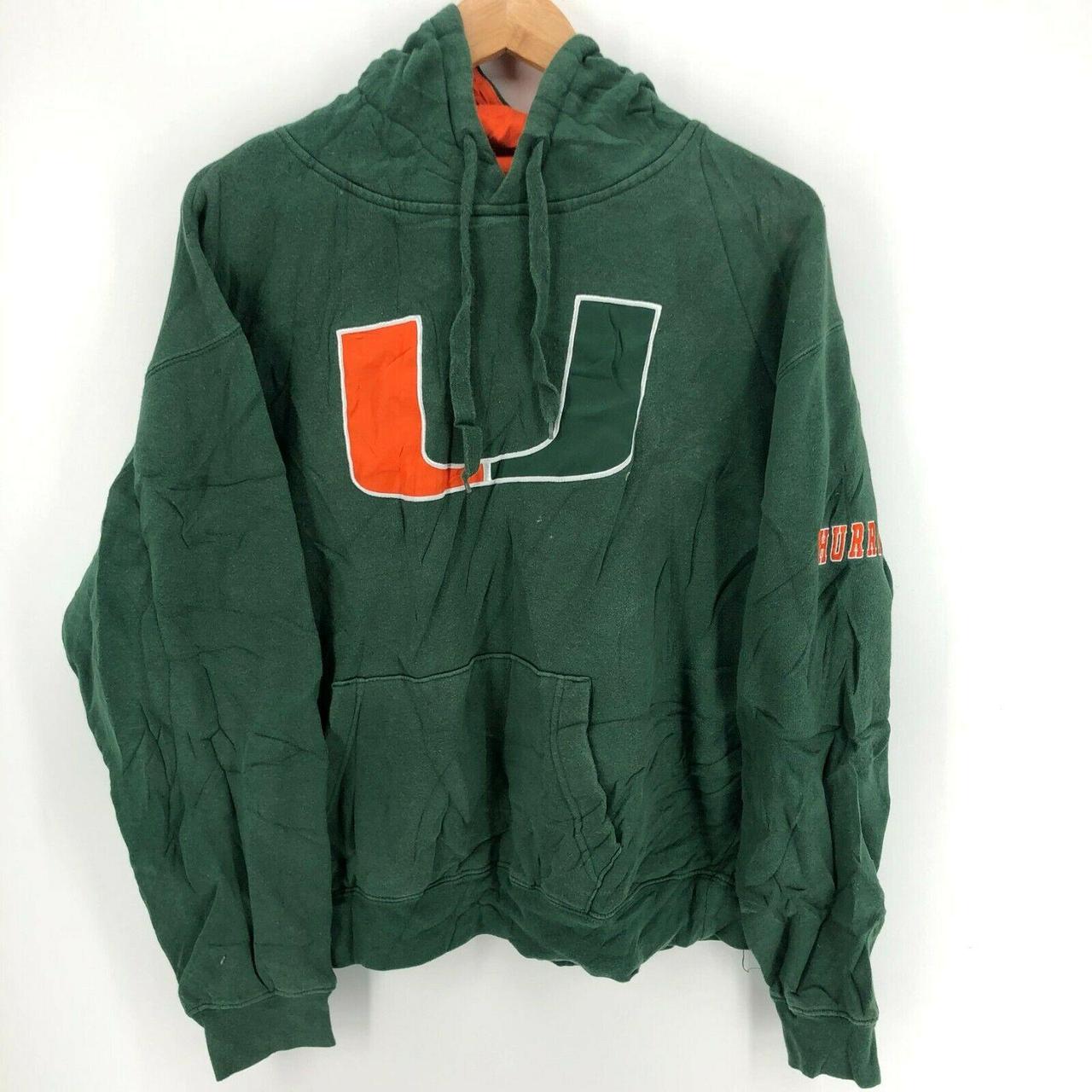 Stadium Athletics Hoodie Men's L Green Miami... Depop