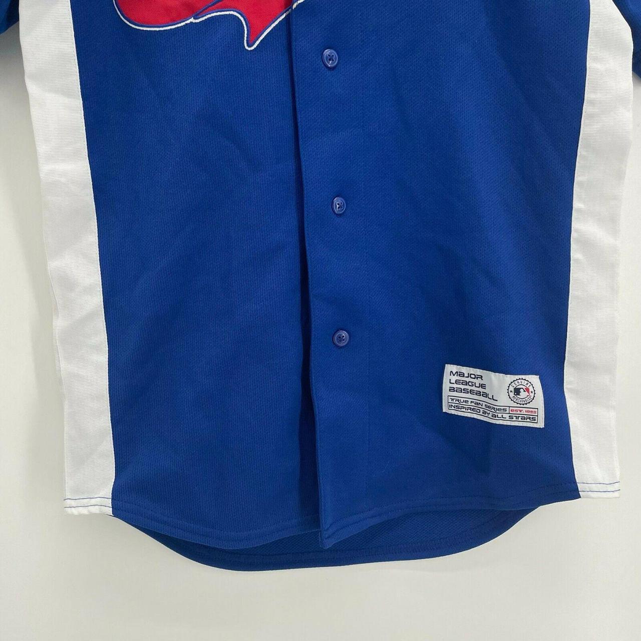 Chicago Cubs Jersey Blank Youth Medium MLB True Fan - Depop