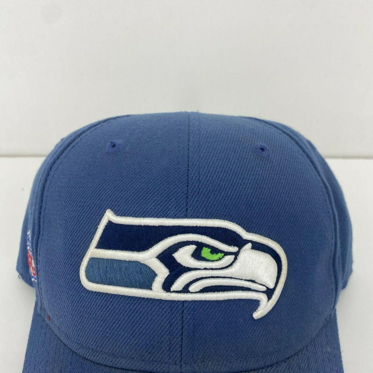 NFL Team Apparel Seattle Seahawks Adjustable Blue - Depop