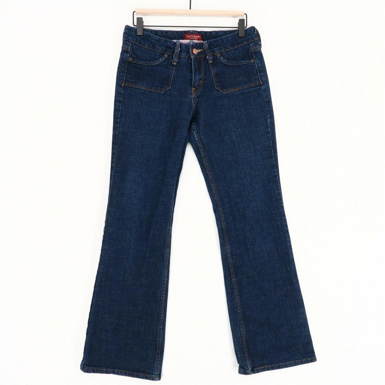 Levis 545 Low Boot Cut Jeans Womens 6 Medium Blue... - Depop
