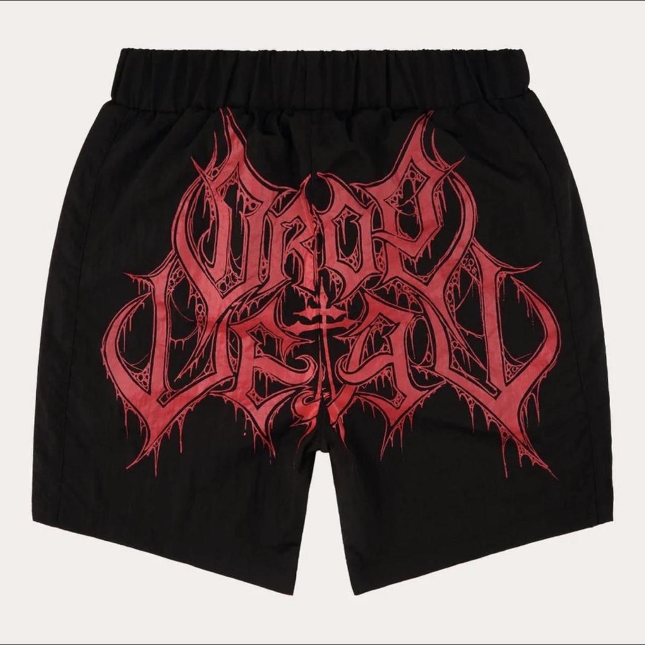 Dropdead Women's Black and Red Shorts