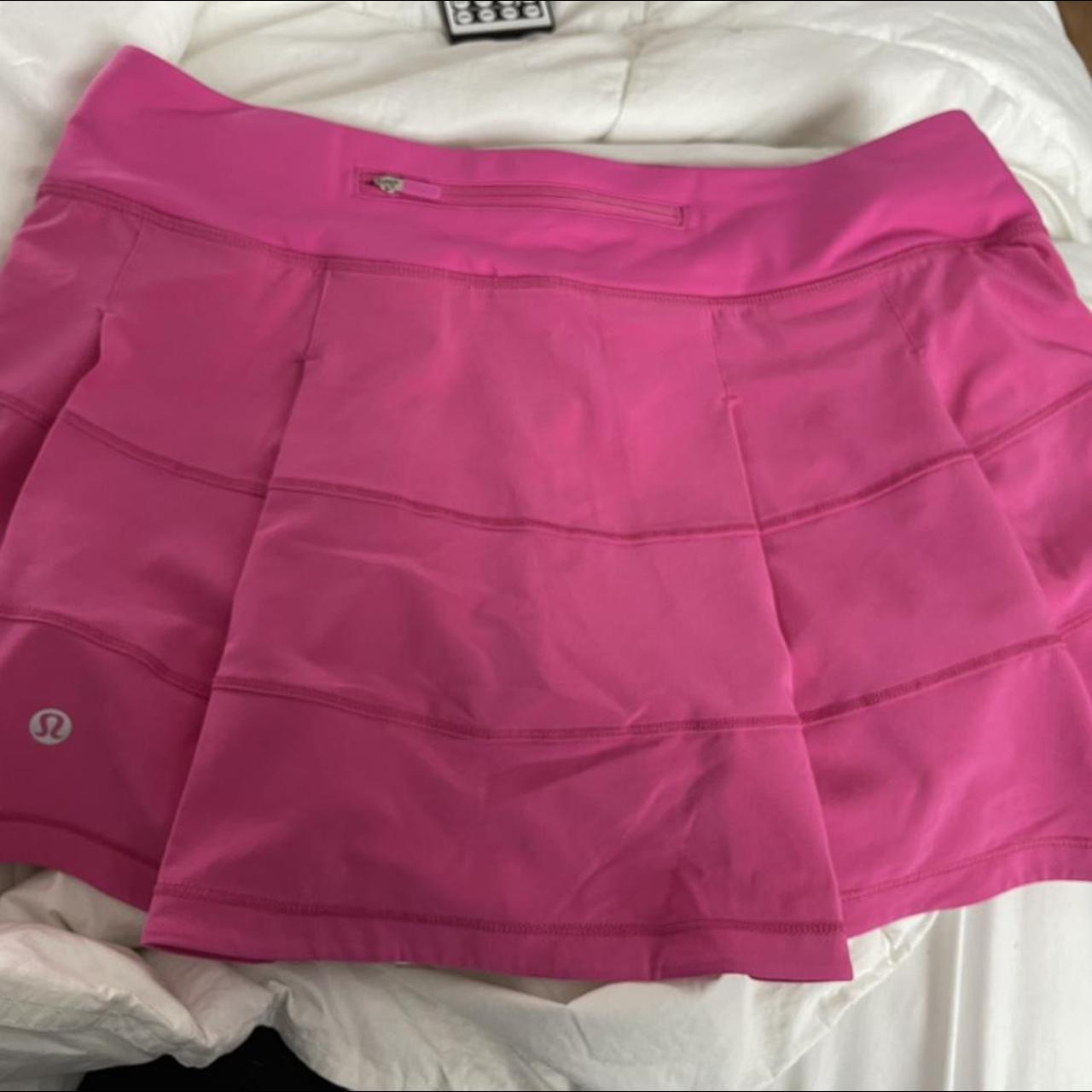 lululemon sonic pink tennis skirt