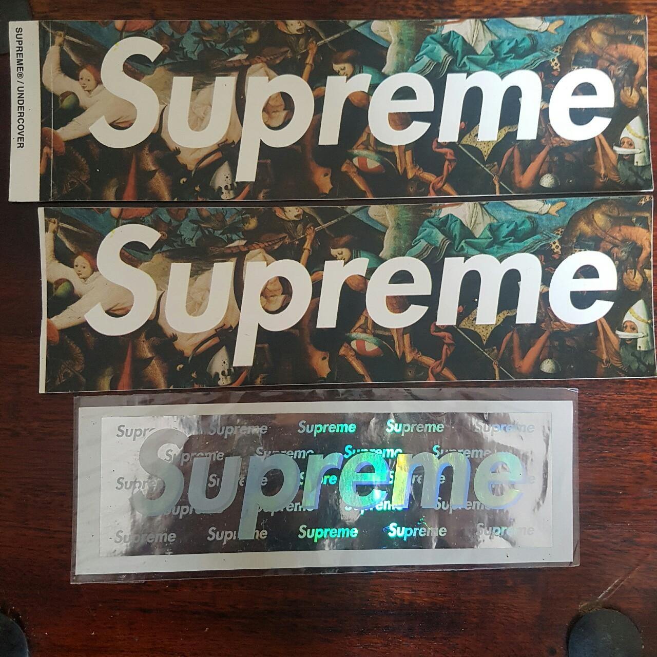 Supreme undercover clearance sticker