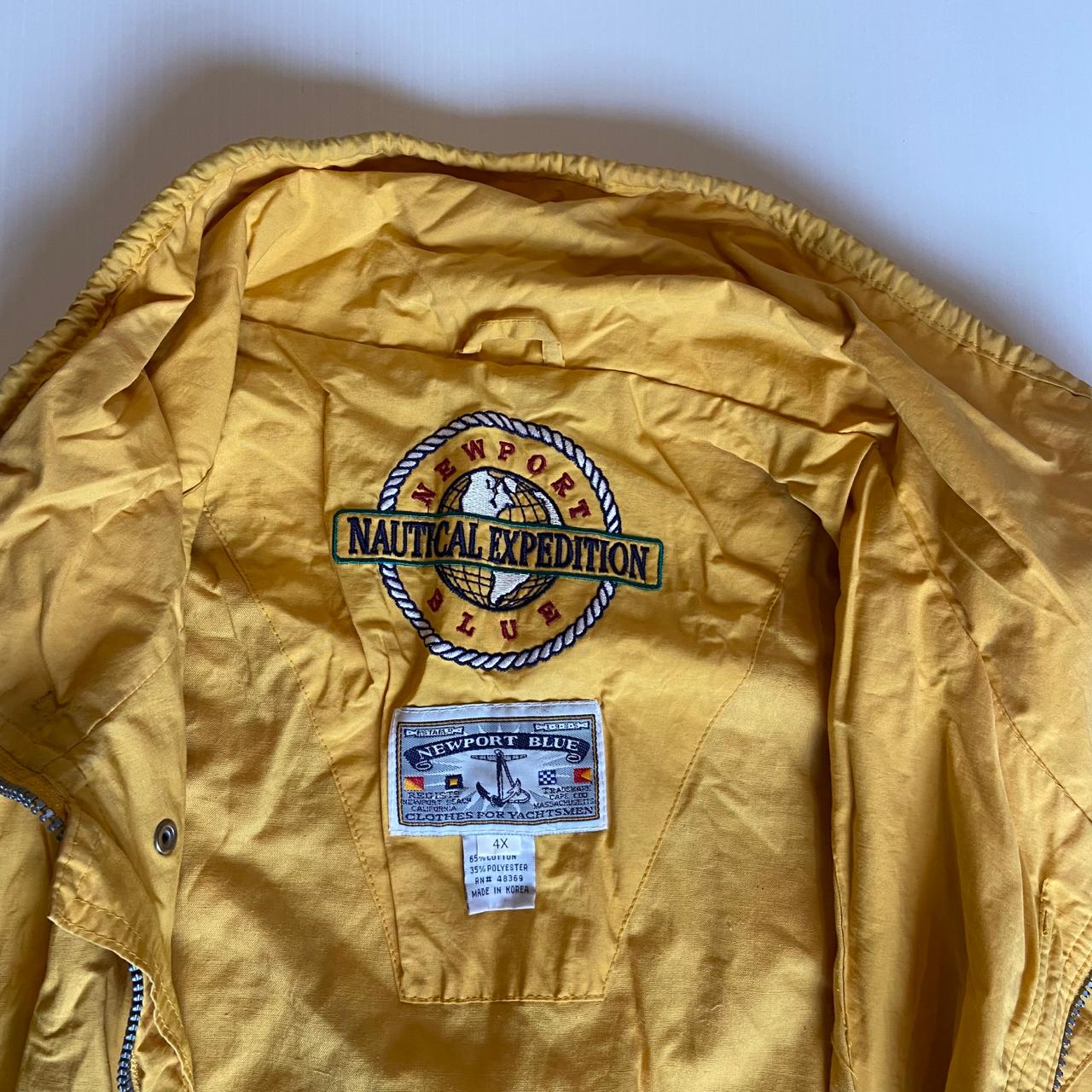 345 Genuine Nautica Newport Blue yellow coat