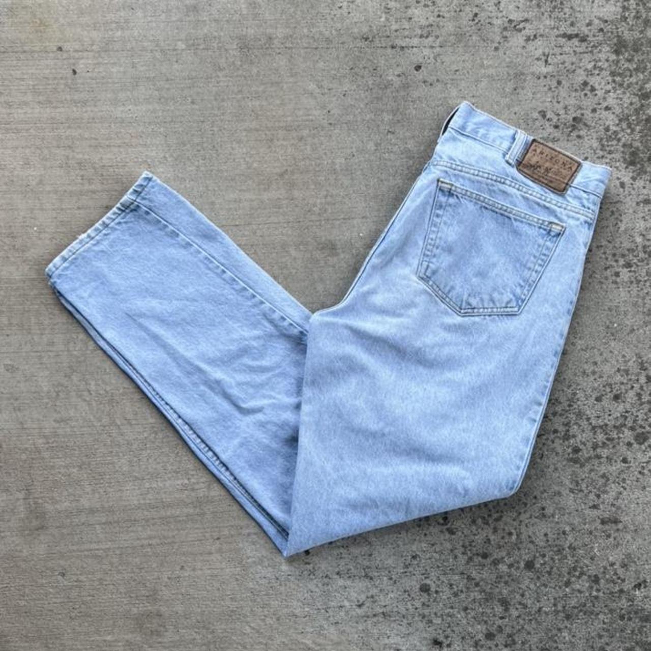 Arizona Men's Blue Jeans | Depop