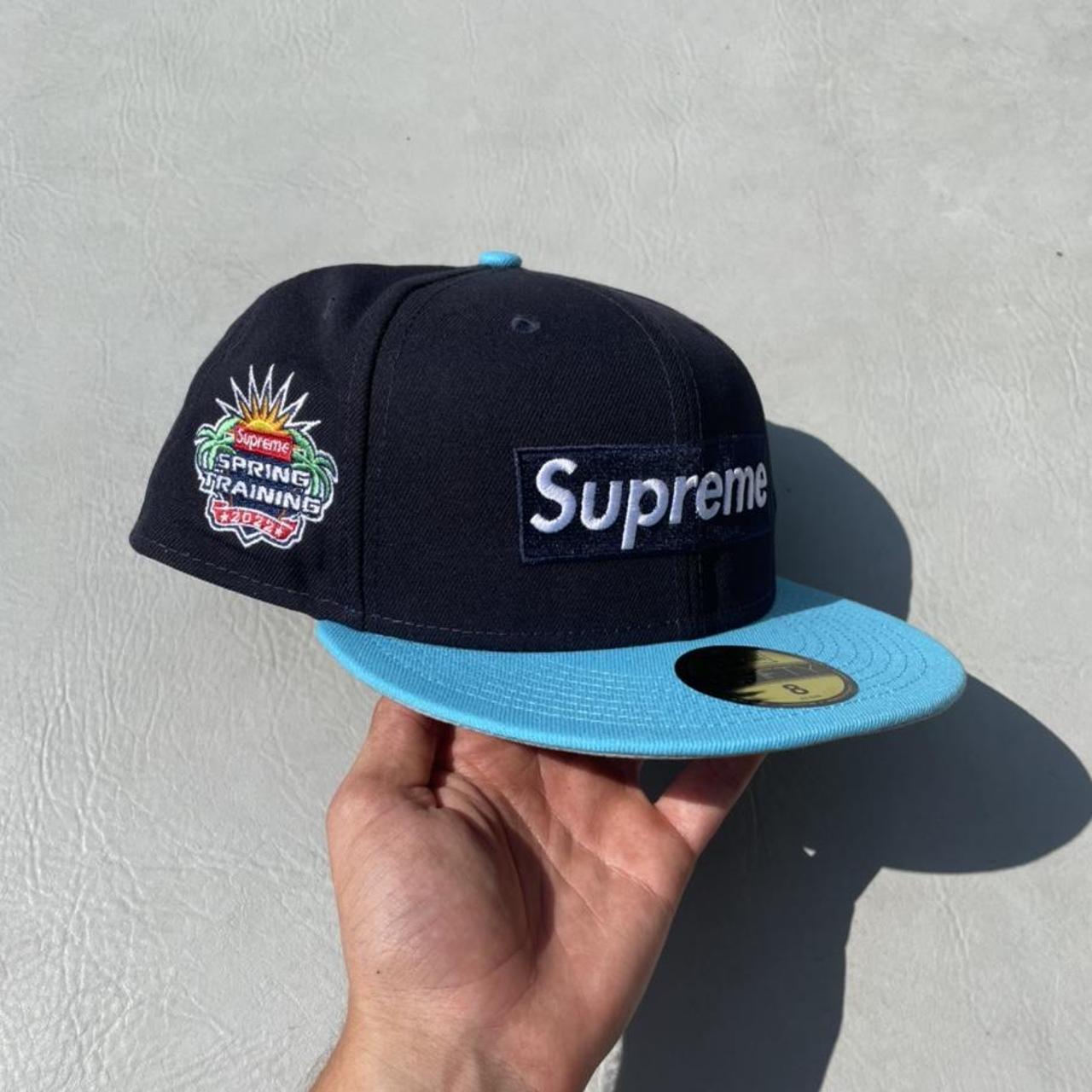 Supreme 2-Tone Box Logo New Era Cap, Blue , Brand new...