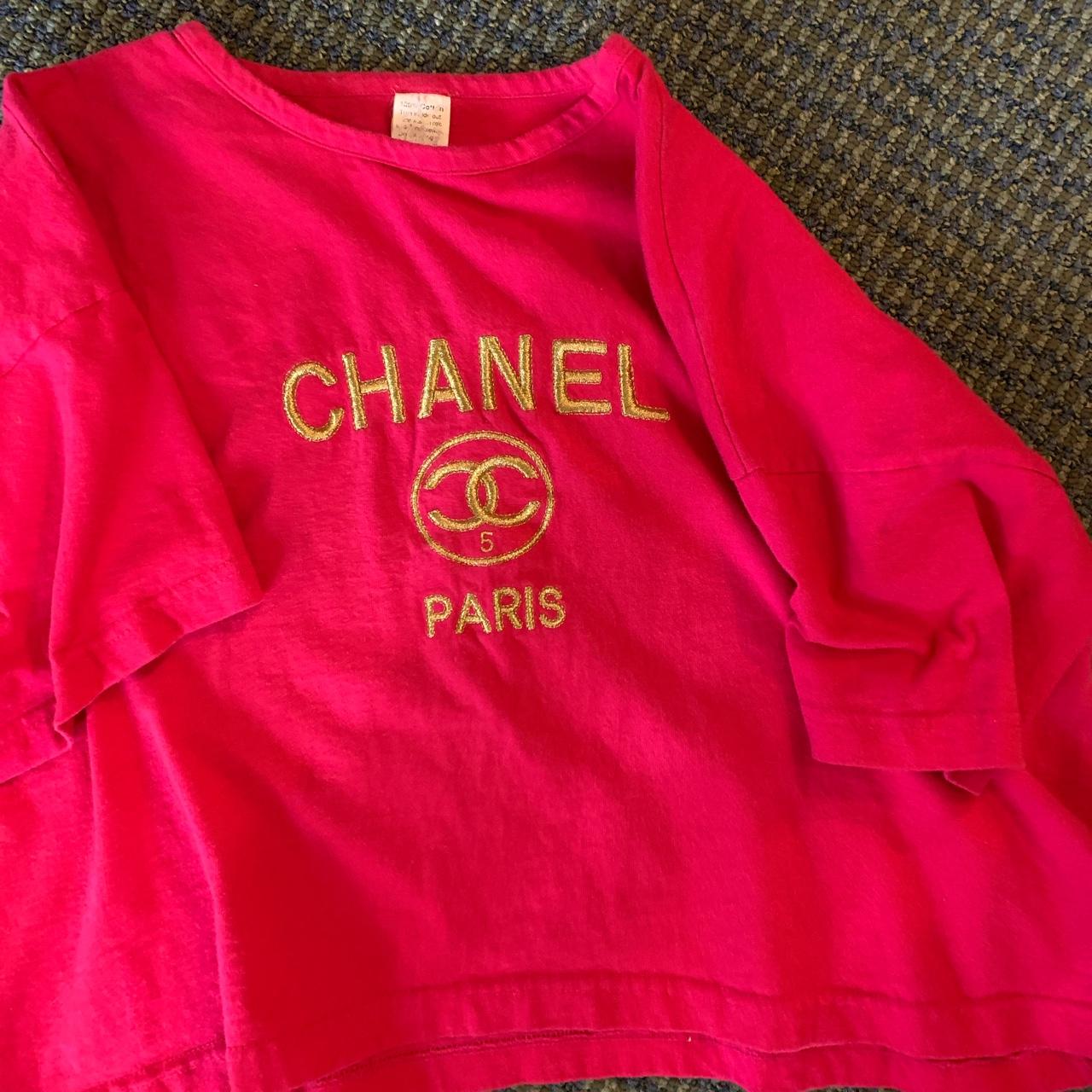 Chanel Women's Crop-top | Depop