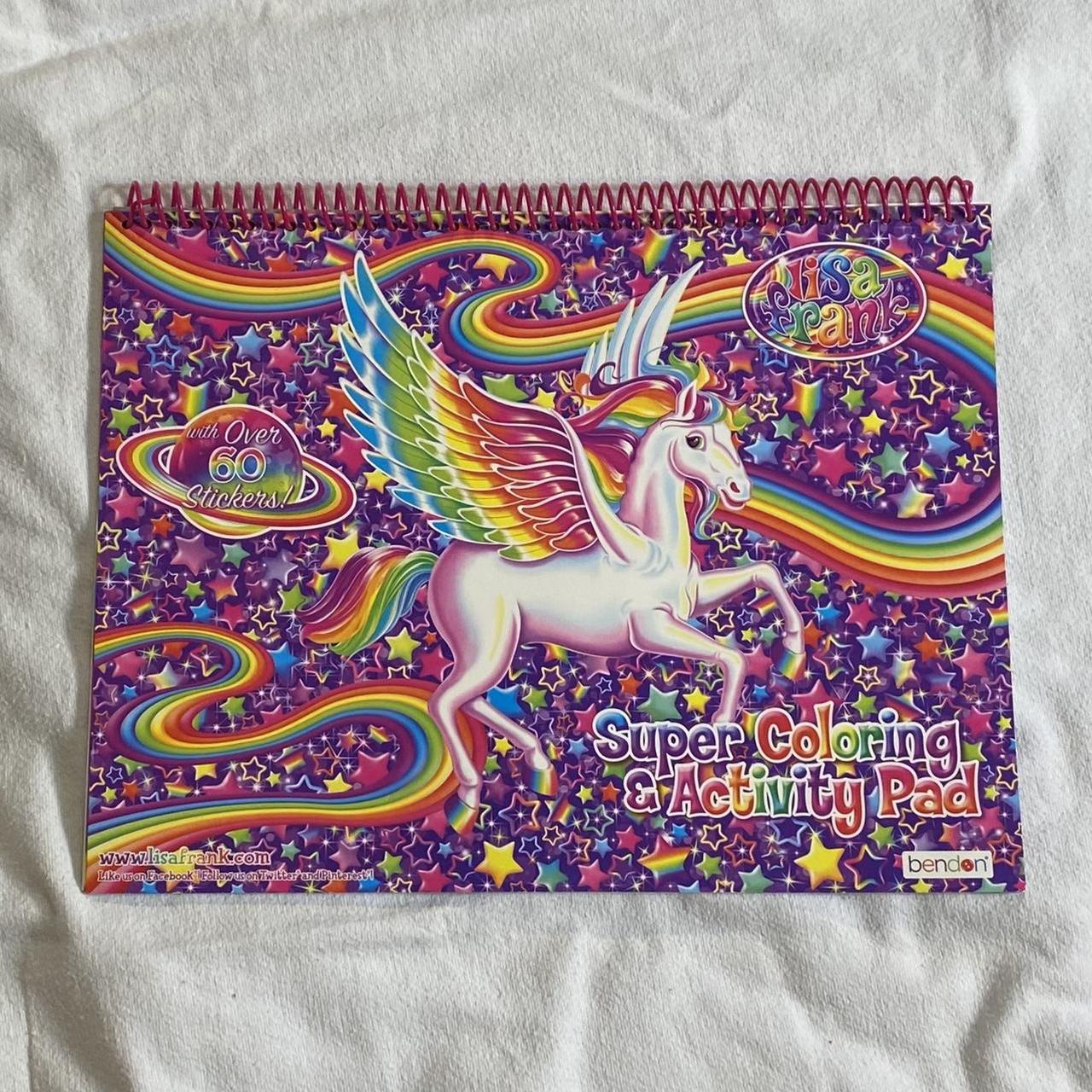 Lisa Frank Giant Coloring Activity Book Elsu & Rosa NEW