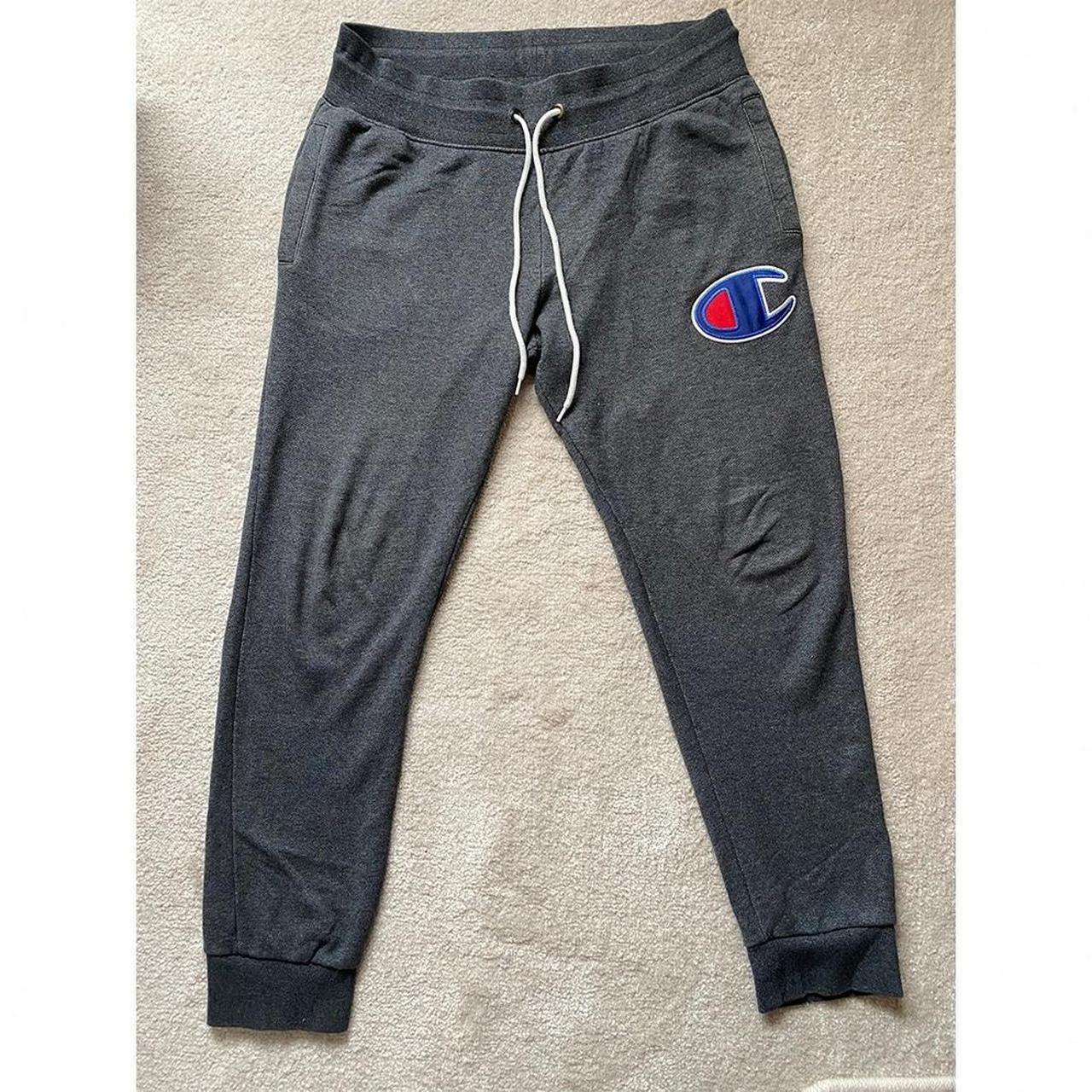 Champion Men's Grey Joggers-tracksuits | Depop