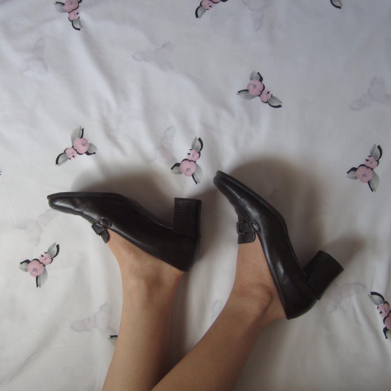 womens mid heel loafers