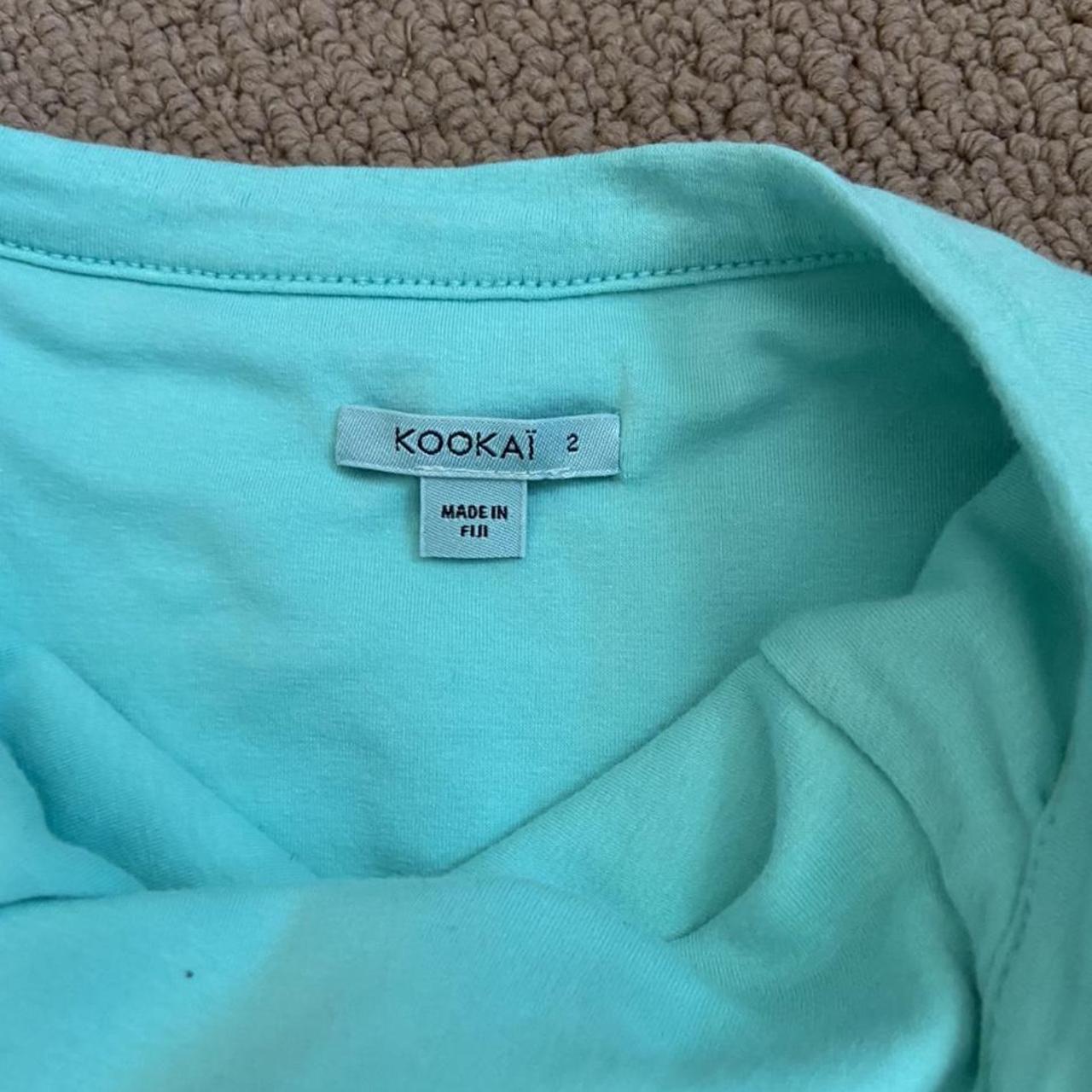 Kookai size 2 backless turquoise dress $15 - Depop