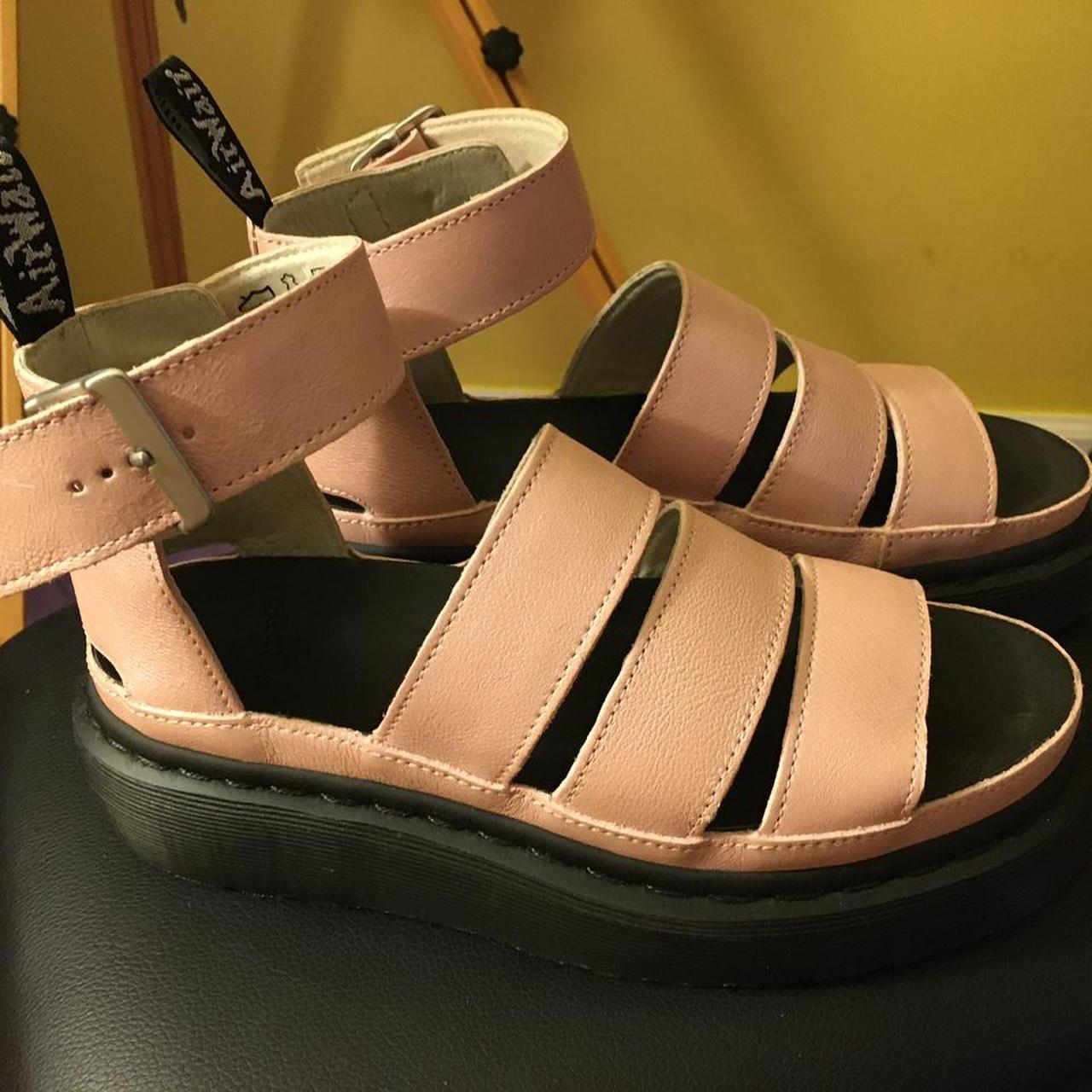 Pink Dr. Marten Clarissa II Sandals Like New. Only Depop