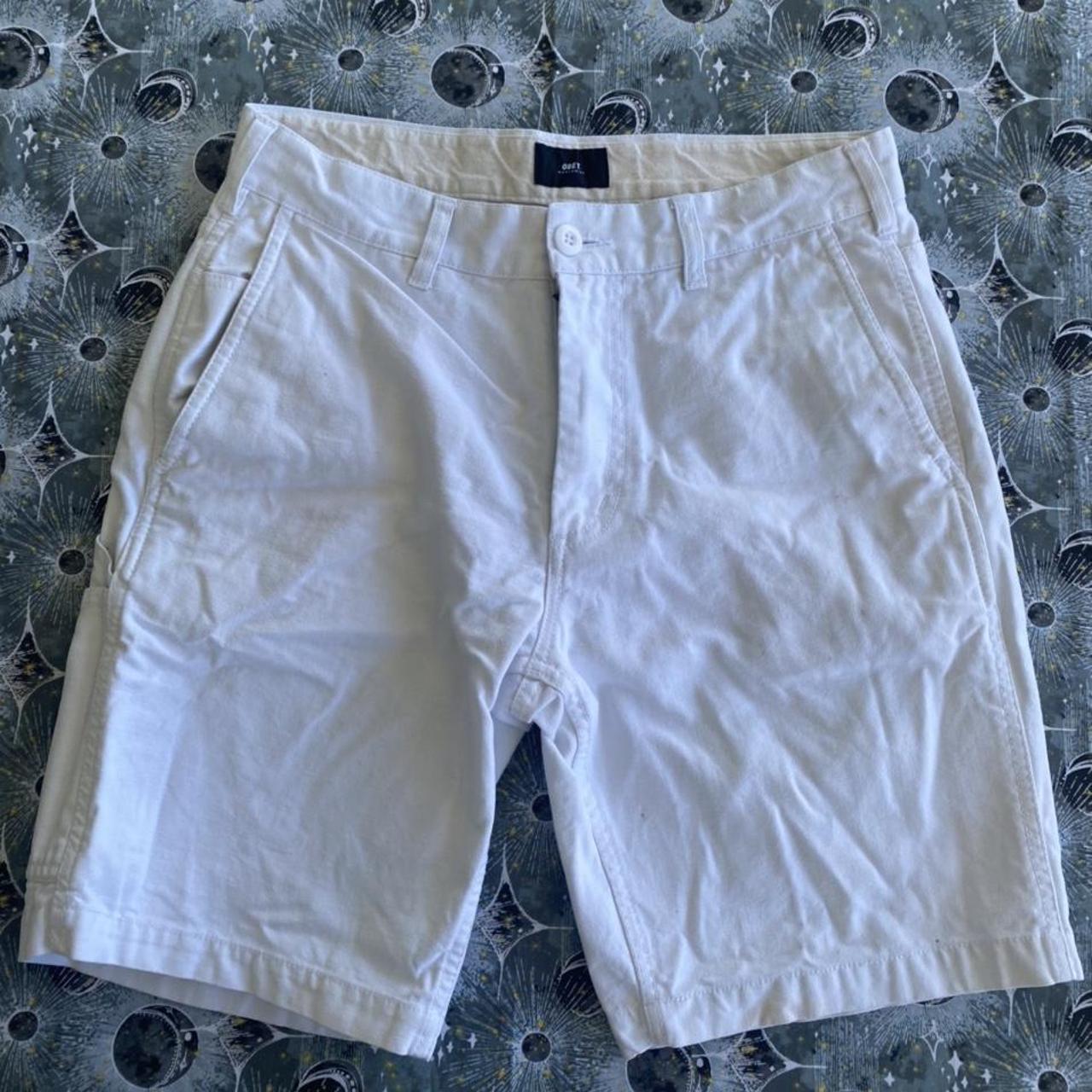 Obey Men's White Shorts | Depop