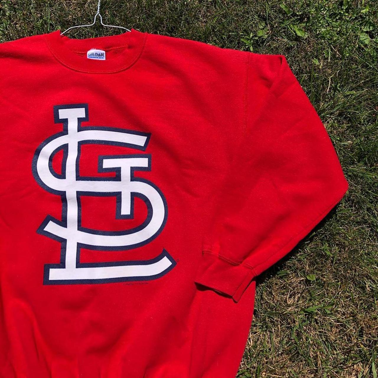 Red adidas St. Louis cardinals baseball jersey Kids - Depop