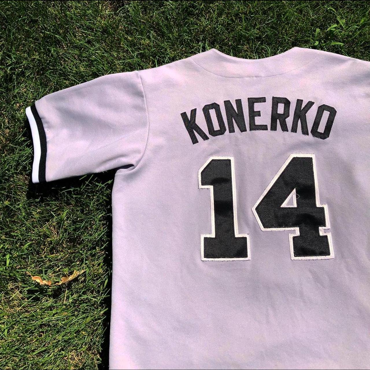 Paul Konerko Chicago White Sox Majestic Pinstripe - Depop