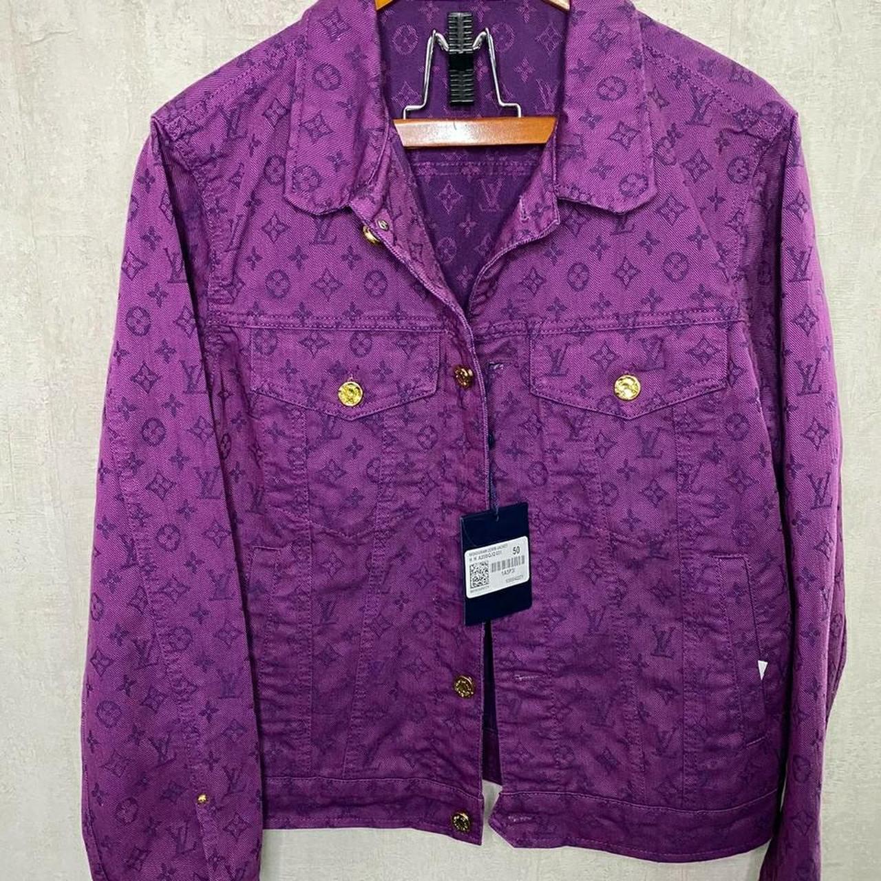 louis vuitton purple jacket