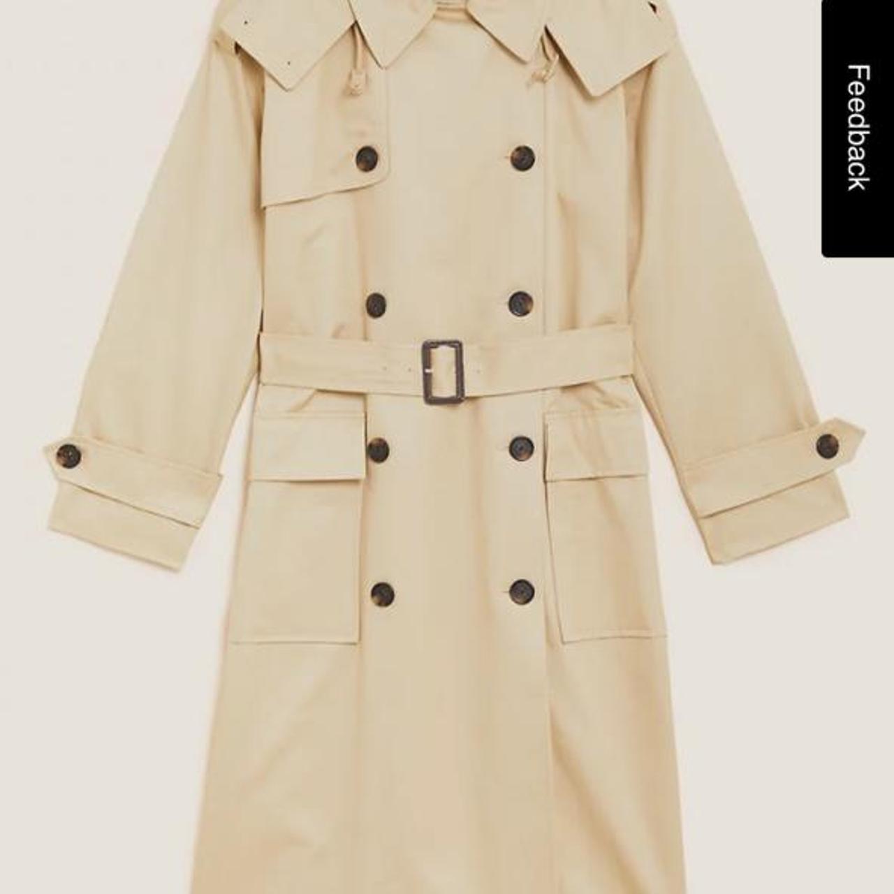 marks and spencer trench coat never worn brand new... Depop