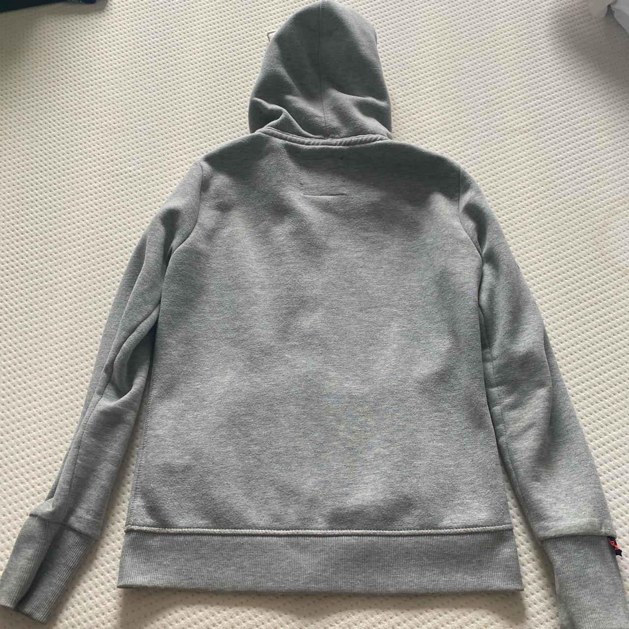 Superdry Women's Grey Hoodie | Depop