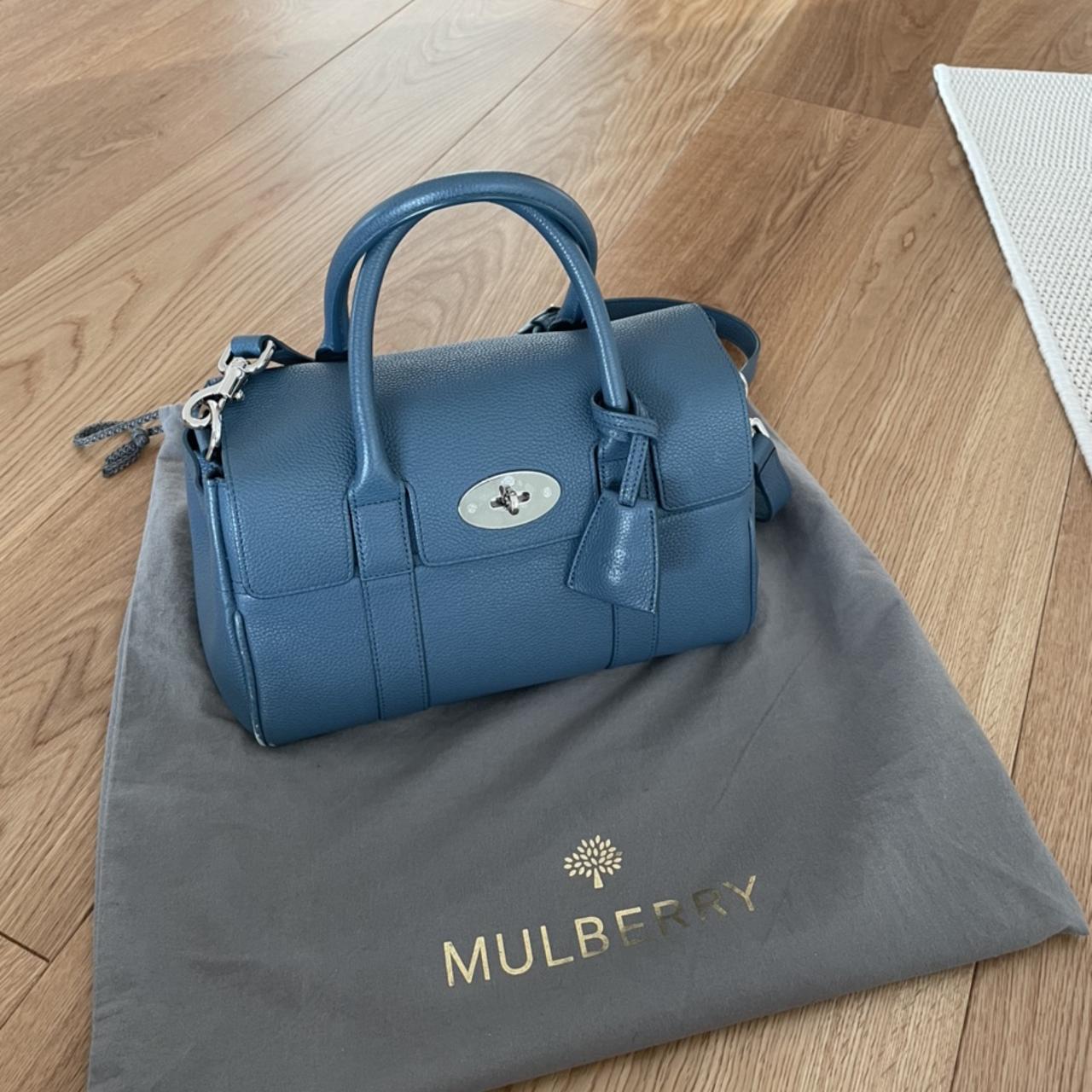 Mulberry Cobalt Blue Bayswater Classic Bag – I MISS YOU VINTAGE