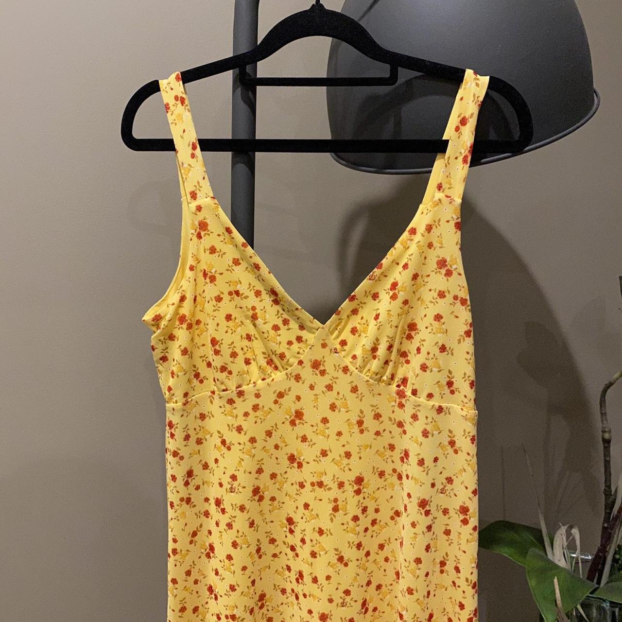 The prettiest yellow floral long dress! Love her so... - Depop