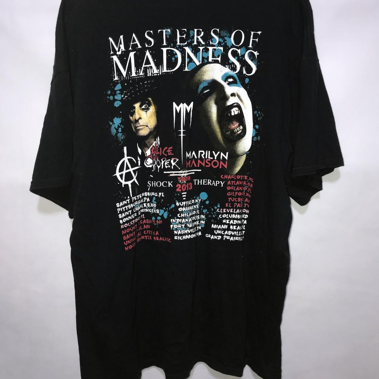 MARILYN MANSON ALICE COOPER Tシャツ 2013-