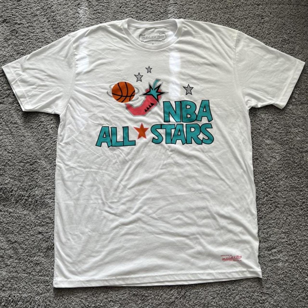 Mitchell and Ness NBA All Star 1996 T-Shirt in Mens... - Depop