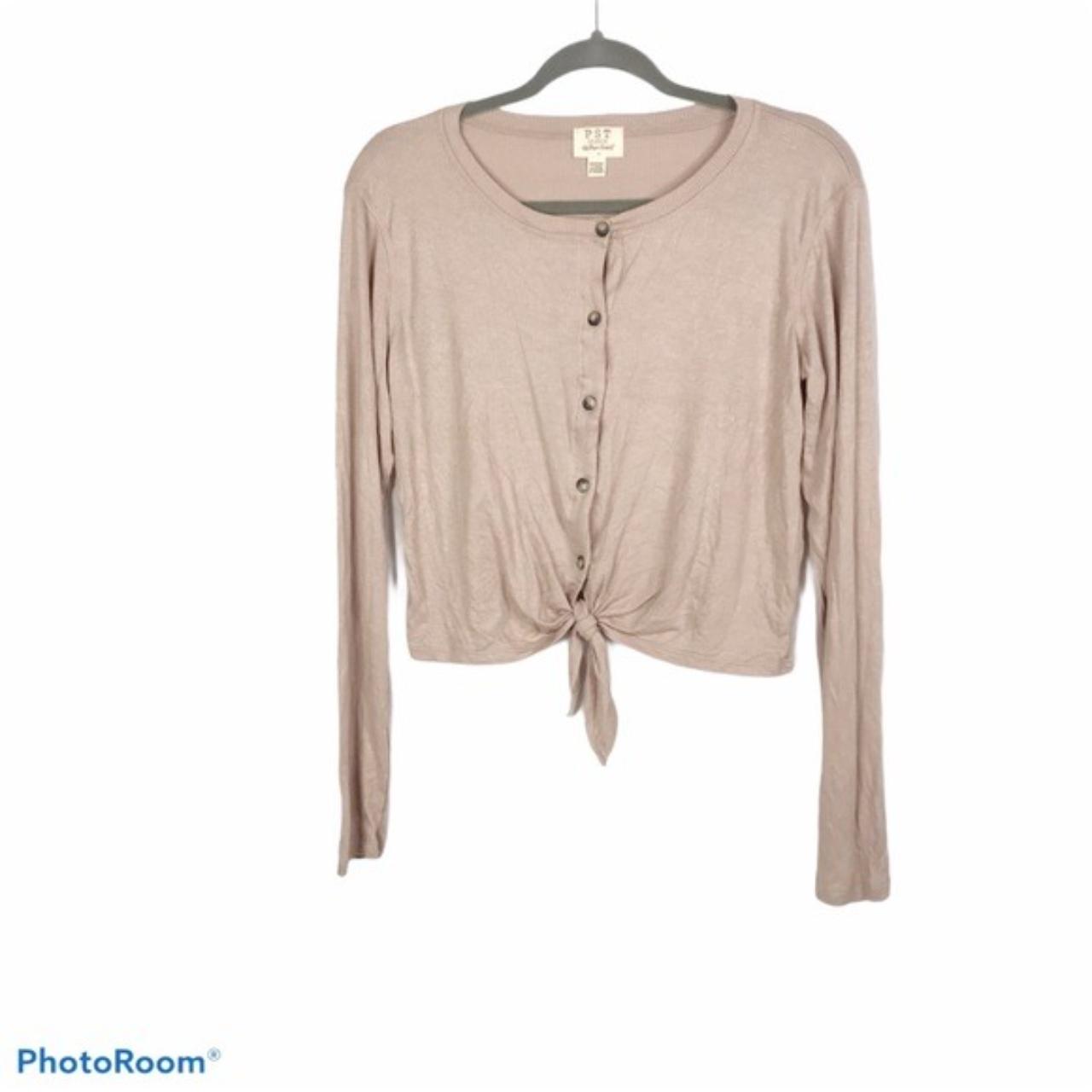 Project Social T Women's Tan Blouse (3)
