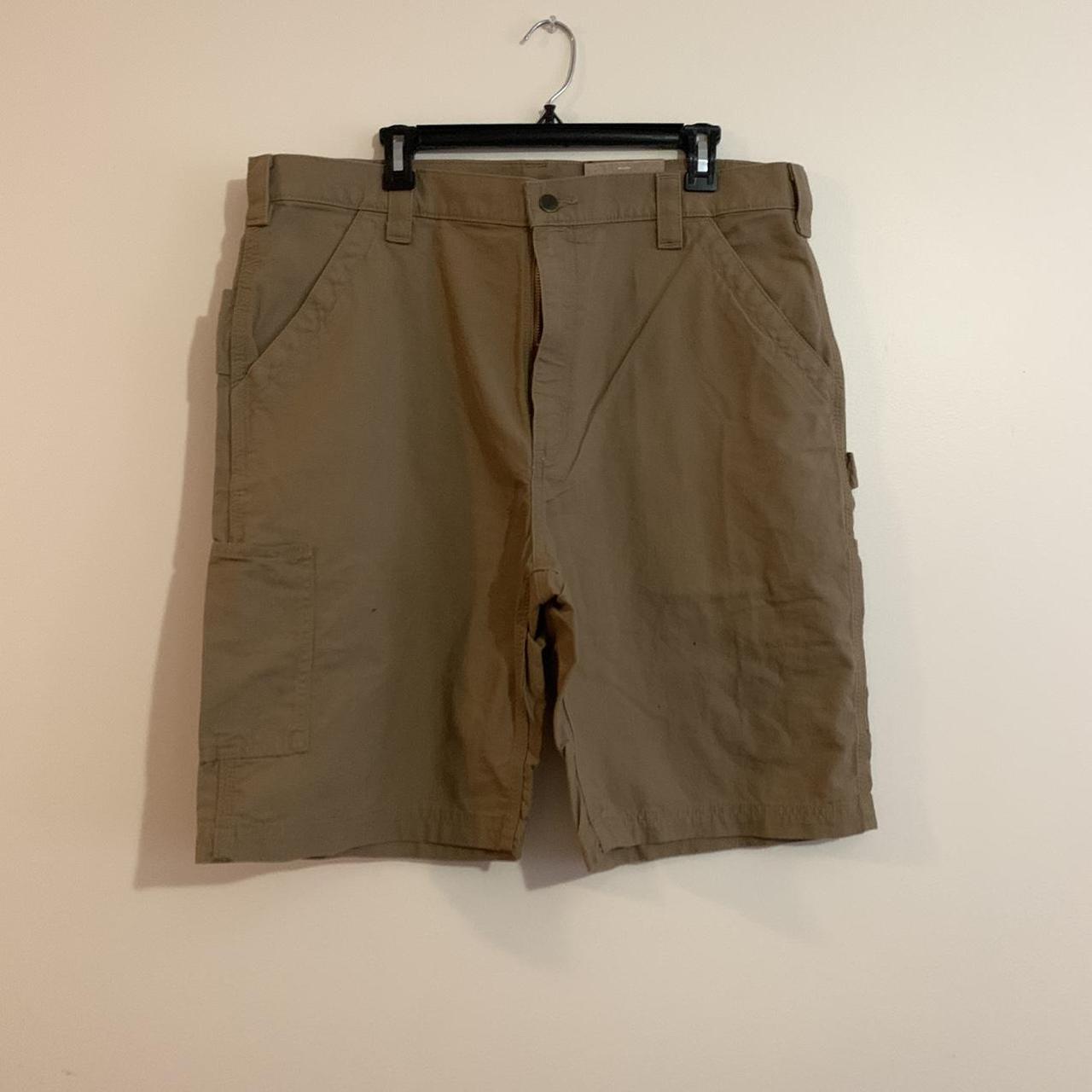 Carhartt canvas hot sale work shorts