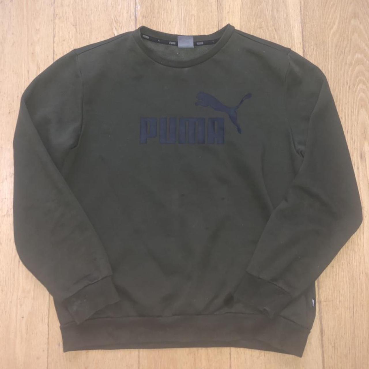 khaki puma jumper