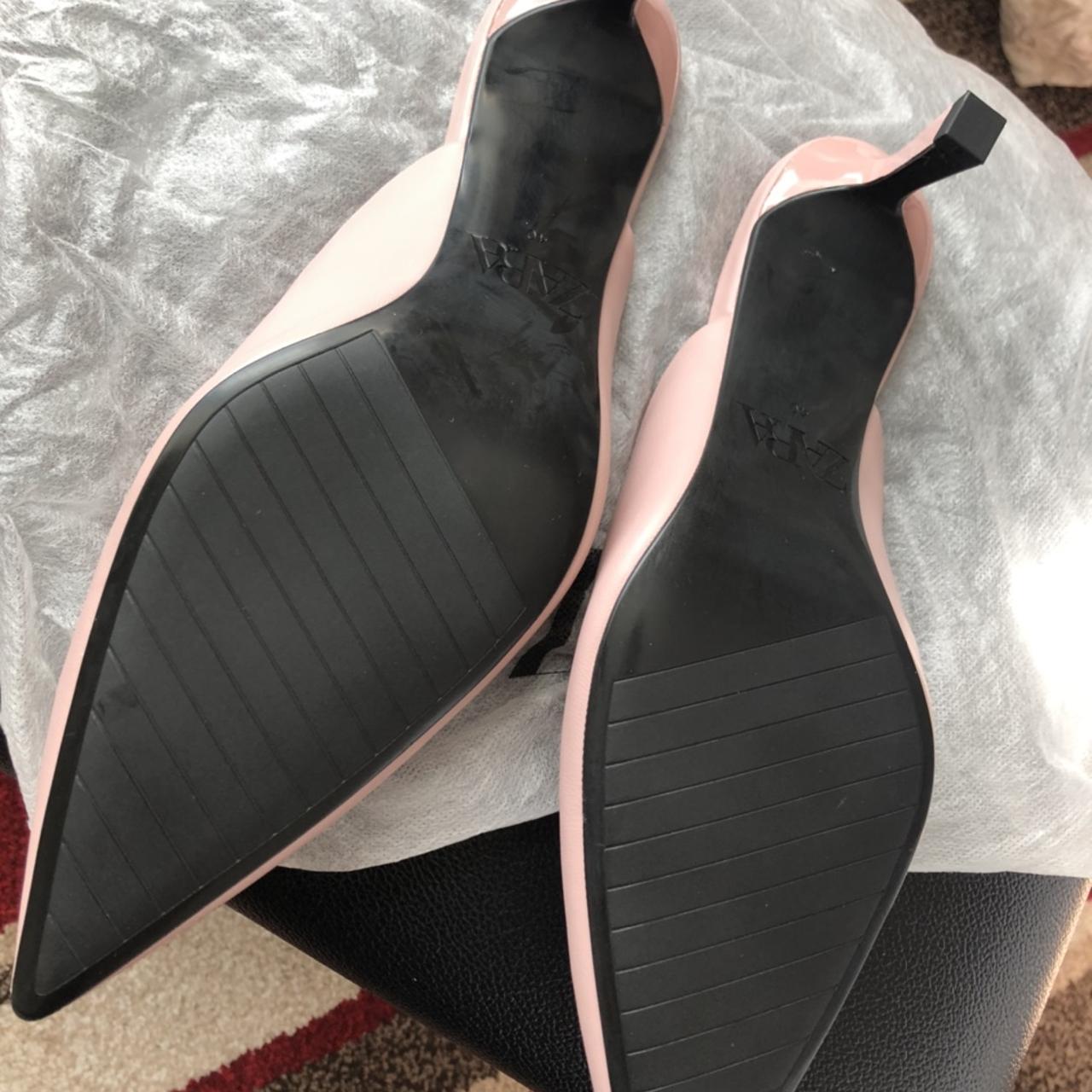 Zara Pink kitten heels Size 7 Never worn... Depop