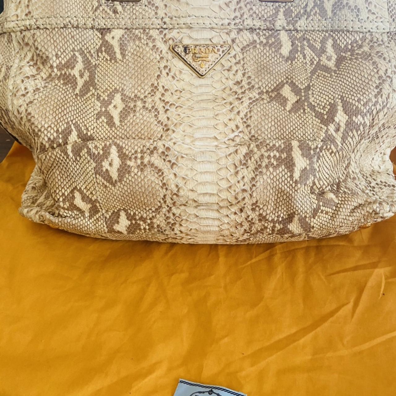 Prada snakeskin bag best sale