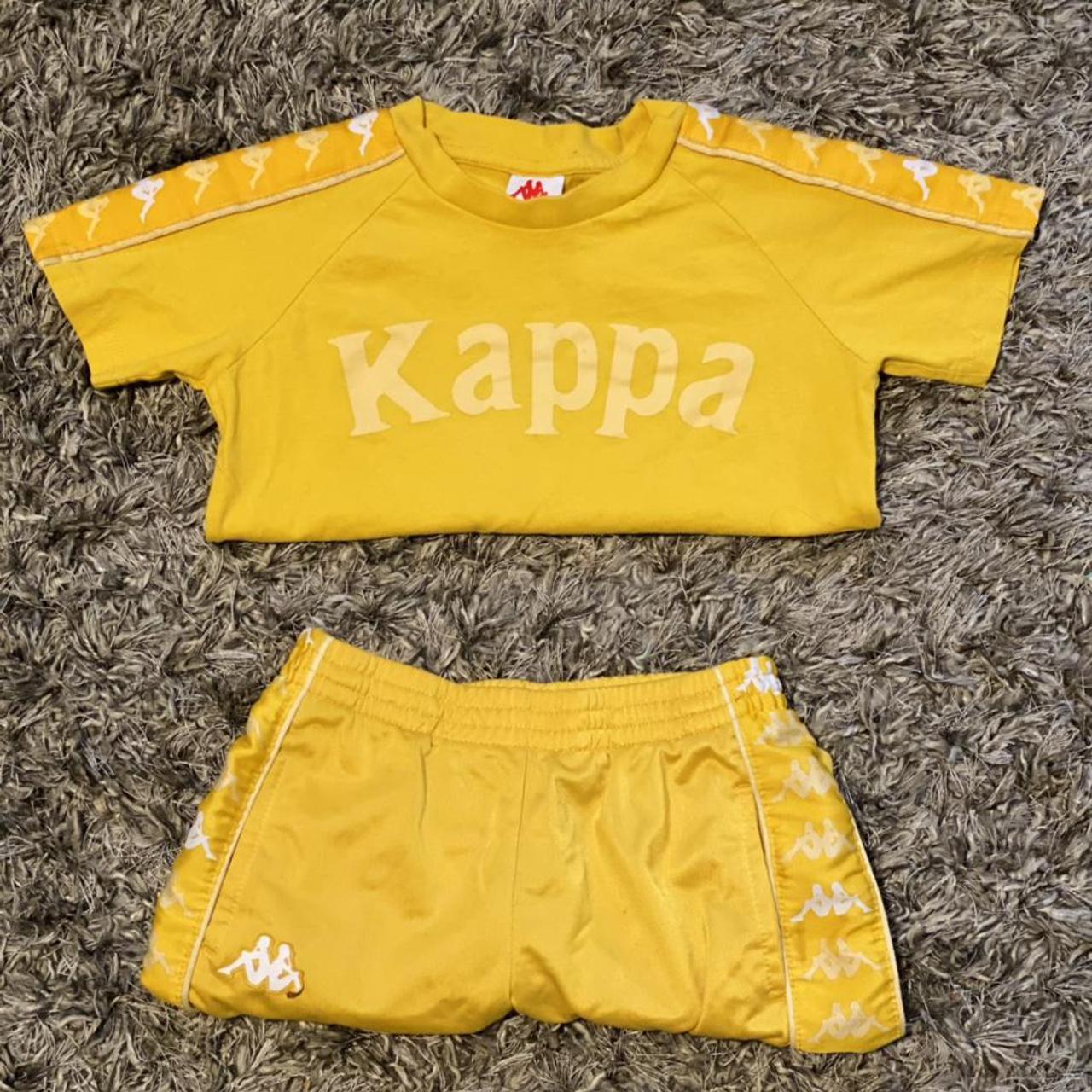 Kappa Yellow Jumpsuit Depop