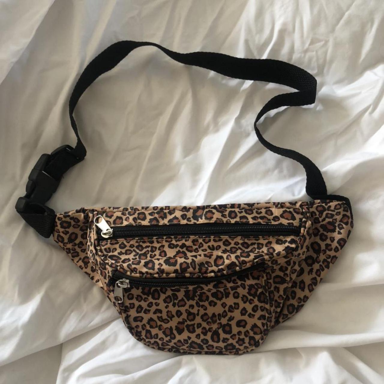 Leopard print bum on sale bag