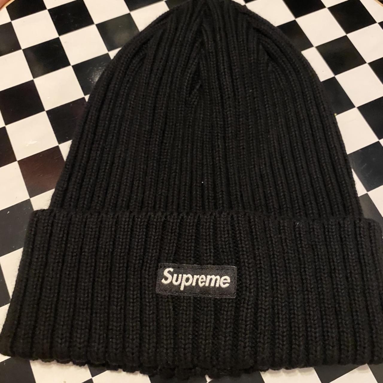 SUPREME RIBBED BEANIE BLACK, JUST IN TIME FOR THE...