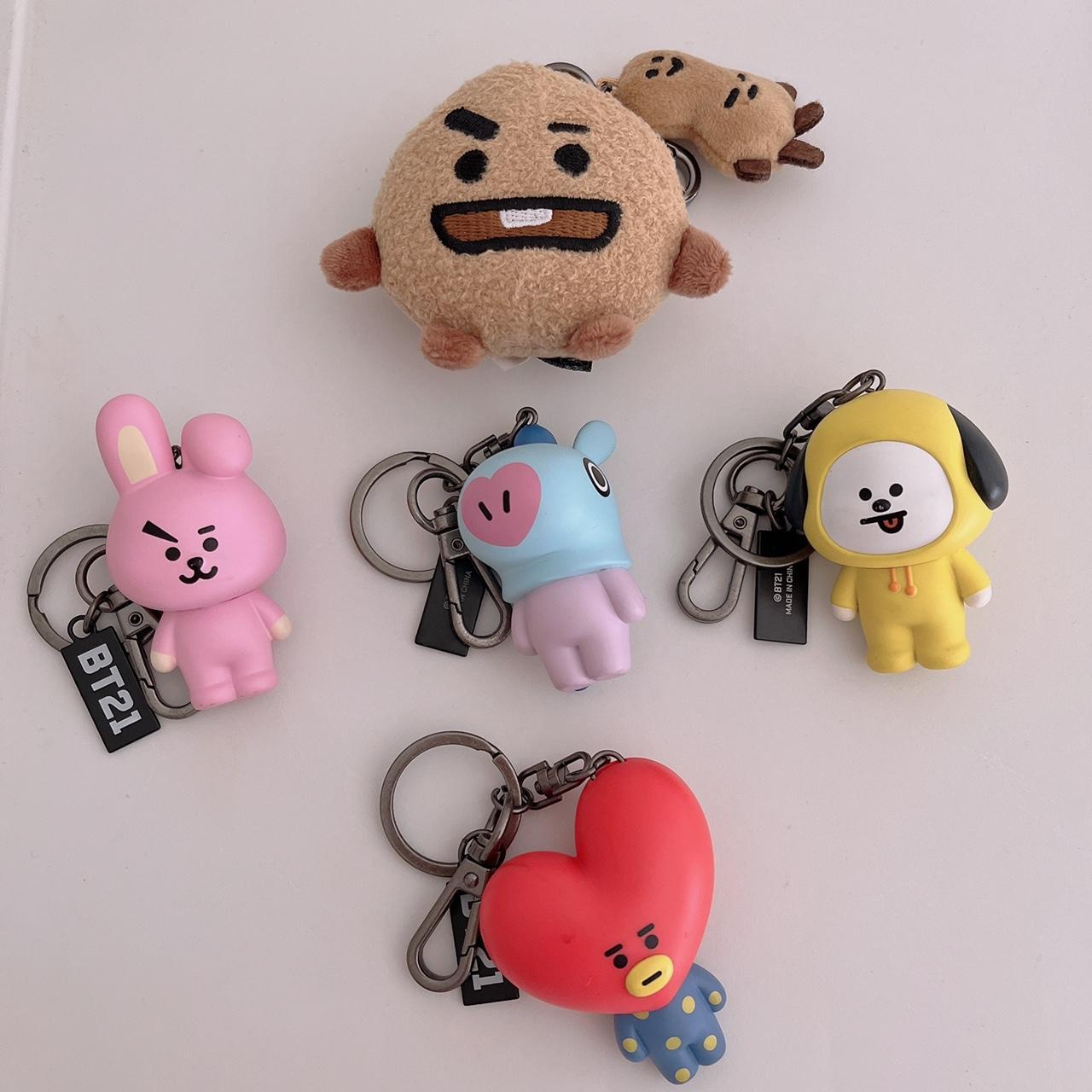 Bt21 Keychains (1 Soft Plush Keychain) Cooky: - Depop