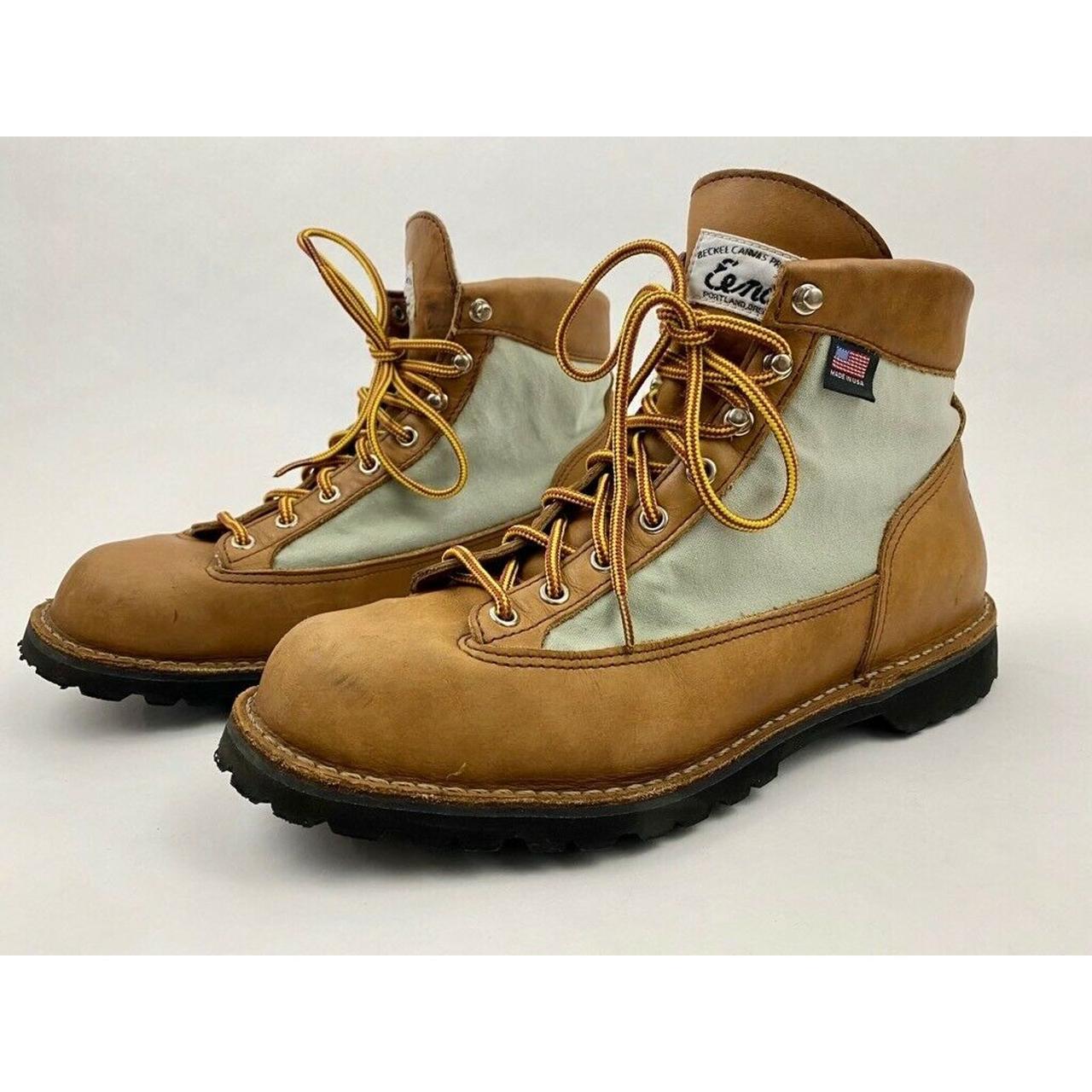 Danner X Beckel Mint Canvas Leather Hiking Boots Women's 7