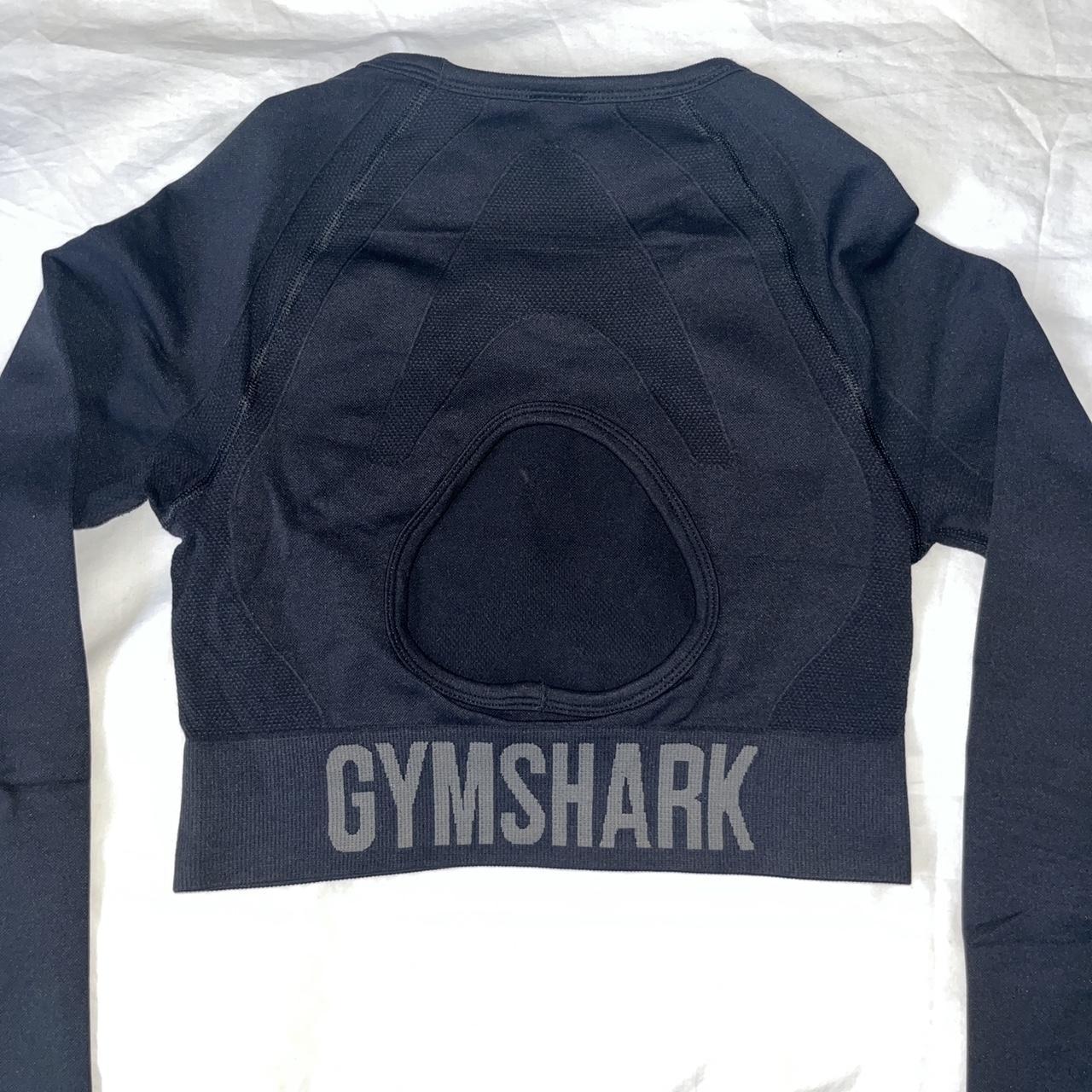 Gymshark Womens Black Top Depop