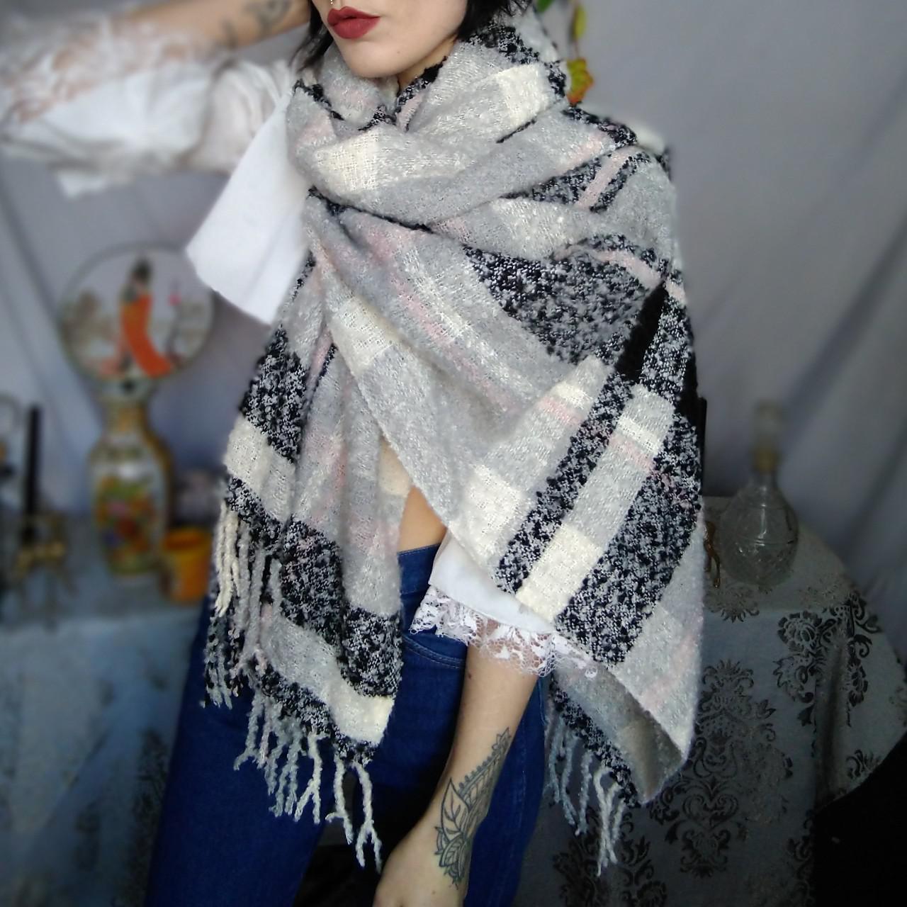 Product Image 1 - Large plaid blanket style scarf