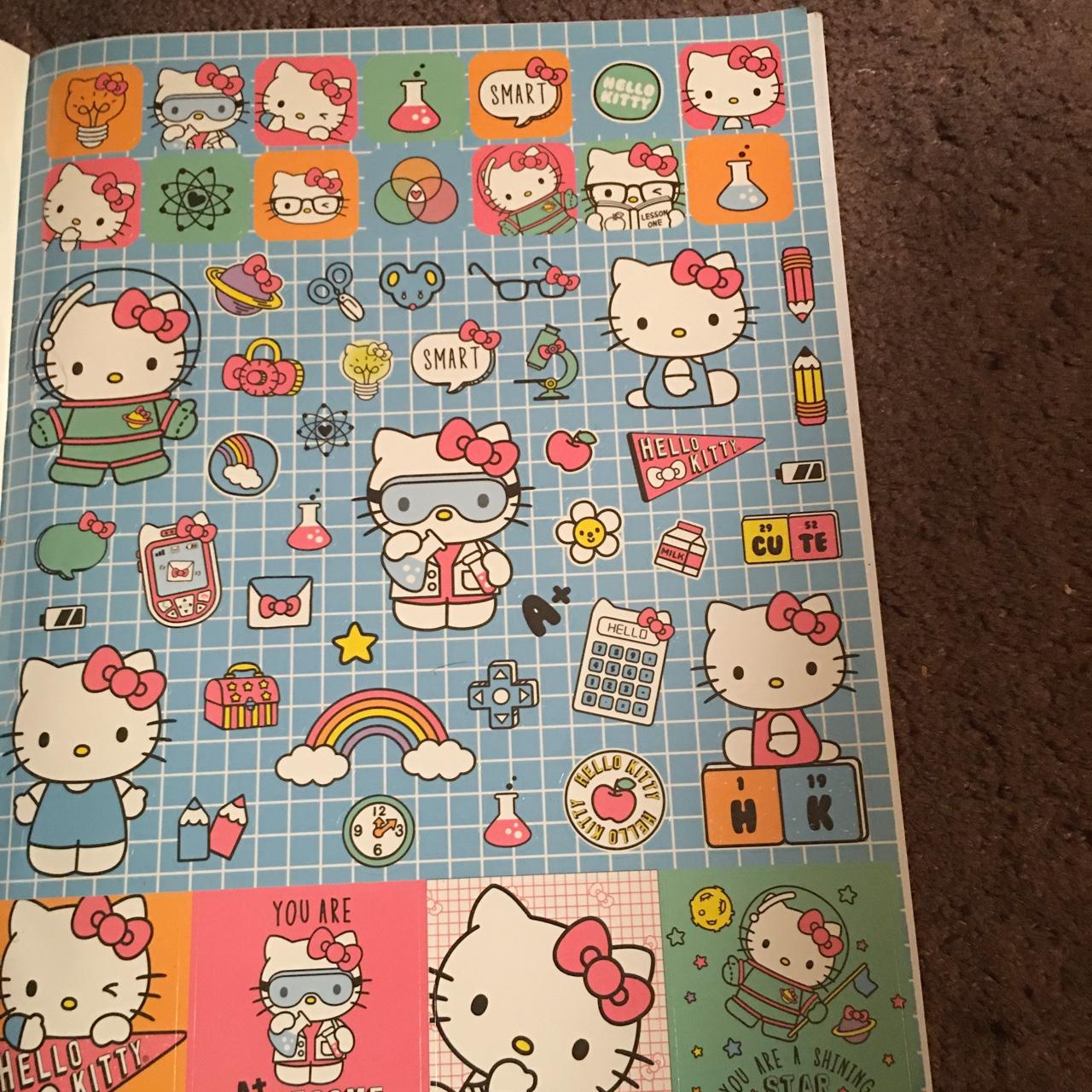 Hello Kitty coloring book winter theme brand new - Depop