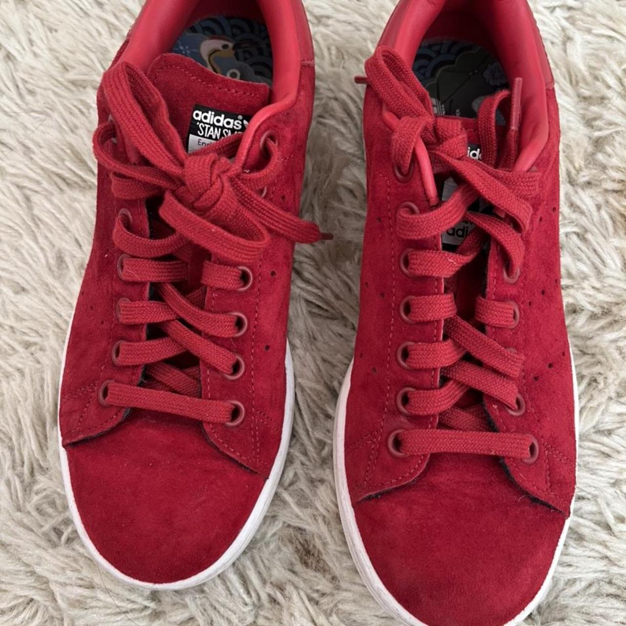 Adidas fashion stan smith red womens