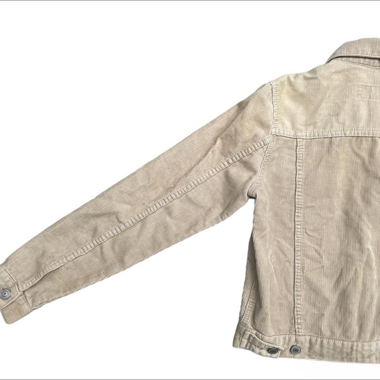 NEXT corduroy beige jacket size 8. Never worn great... - Depop