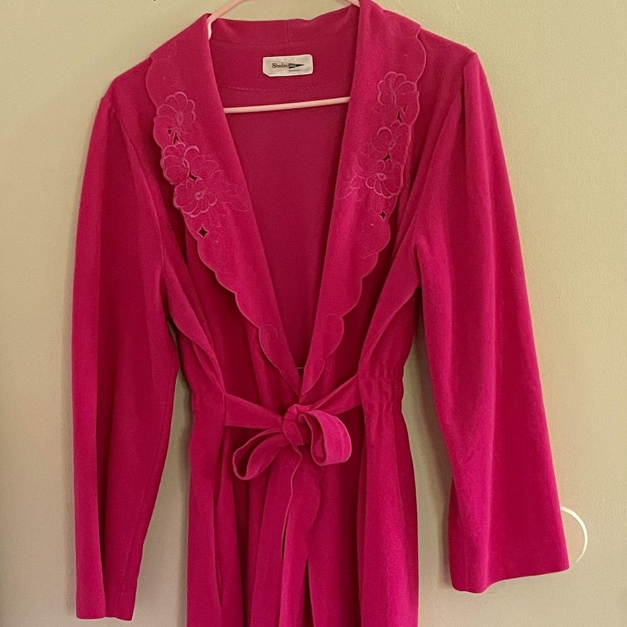 Vintage Pink Dressing Gown/ House Coat/... Depop