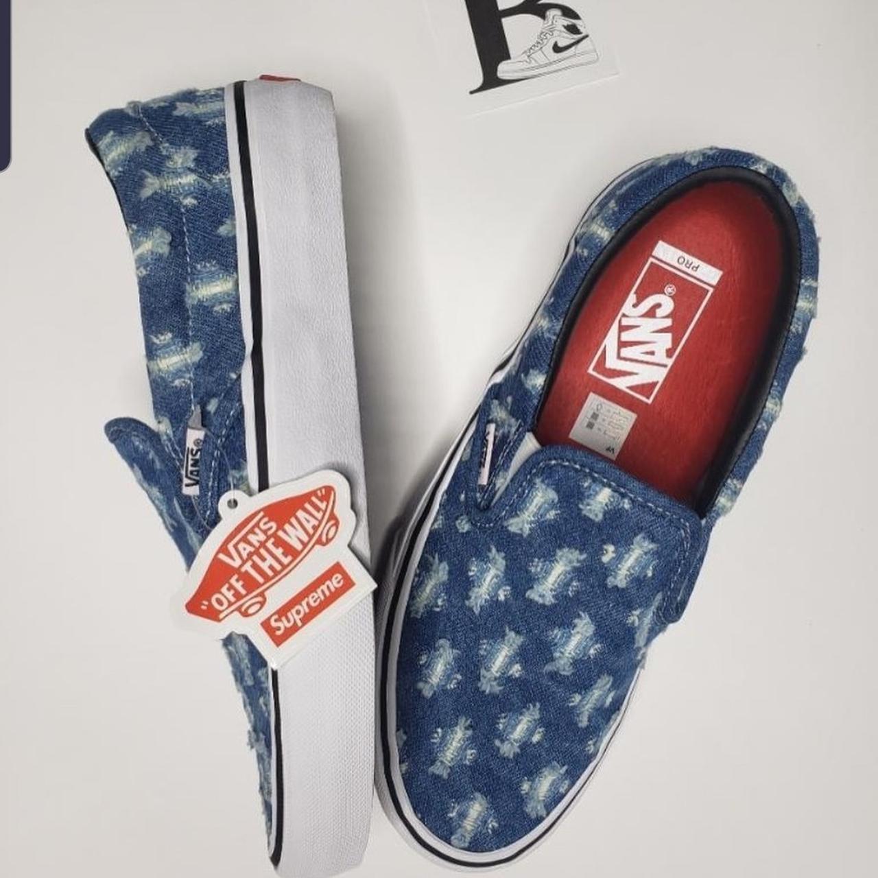 Vans Slip-On Supreme Hole Punch Denim...