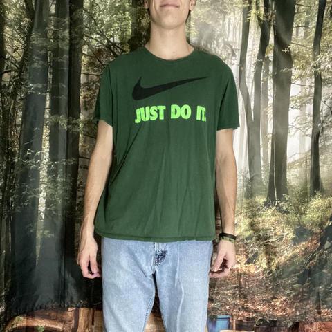 Green nike just on sale do it shirt