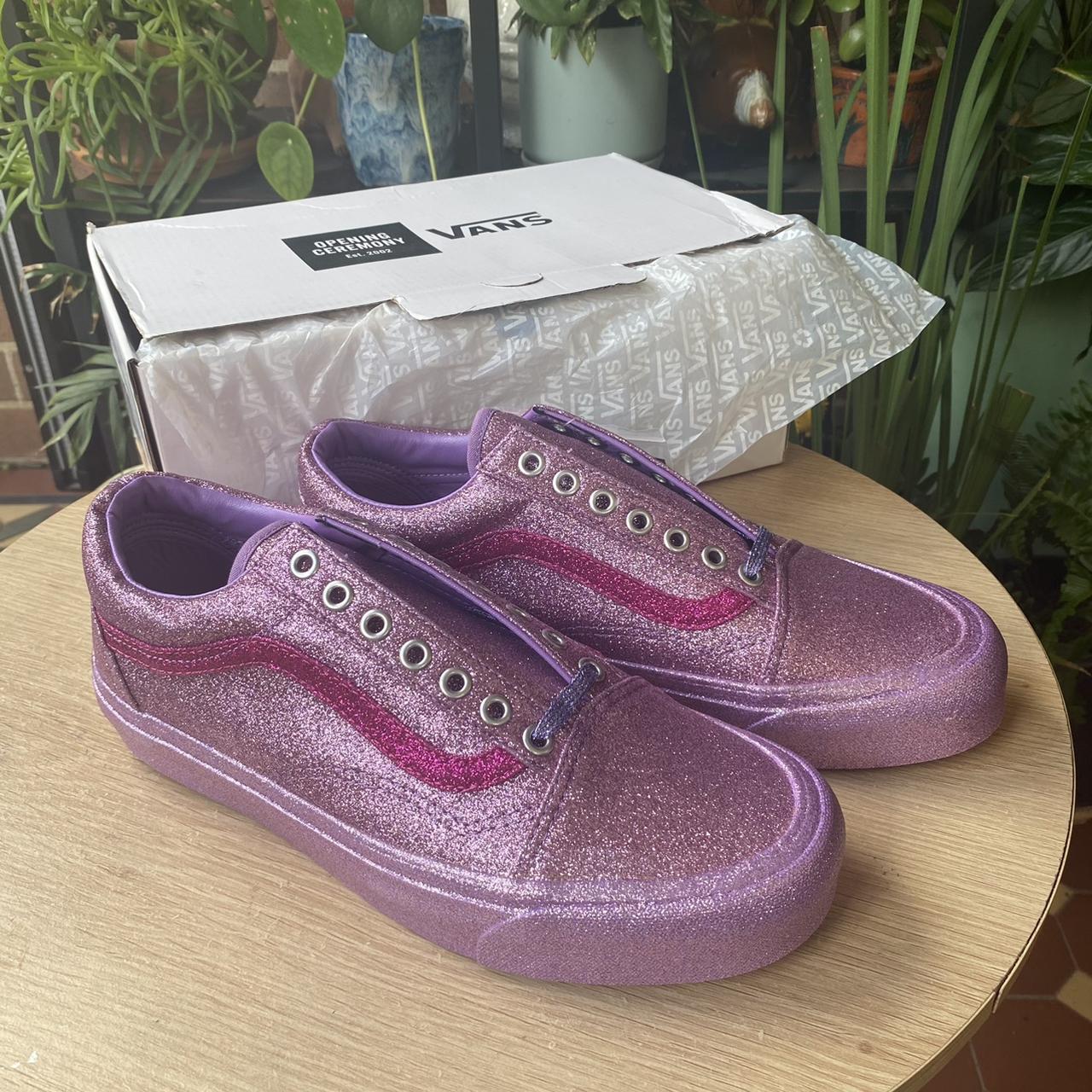 Super sparkly limited edition Vans x Opening... - Depop