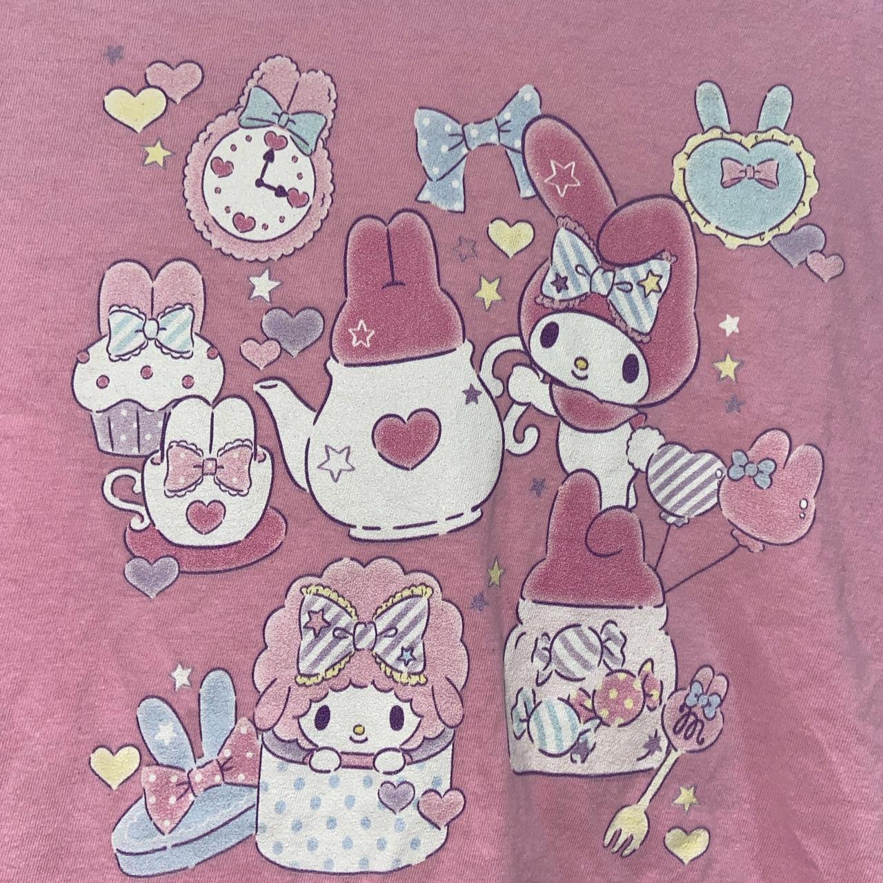 my melody shirt *adorable tea party addition!!... - Depop